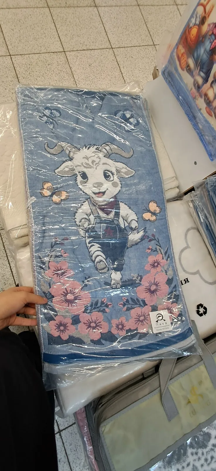 Рубашка Стеганое полотенце Козлята, хлопок — фото 3