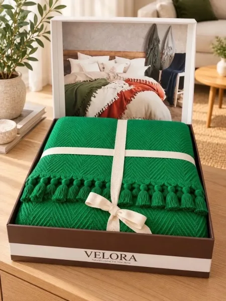 Плед из хлопка Velora — фото 8