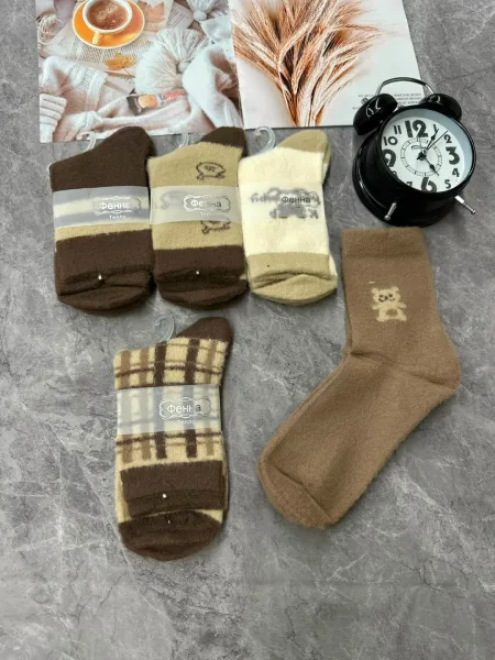 Носки женские из норки — фото 2