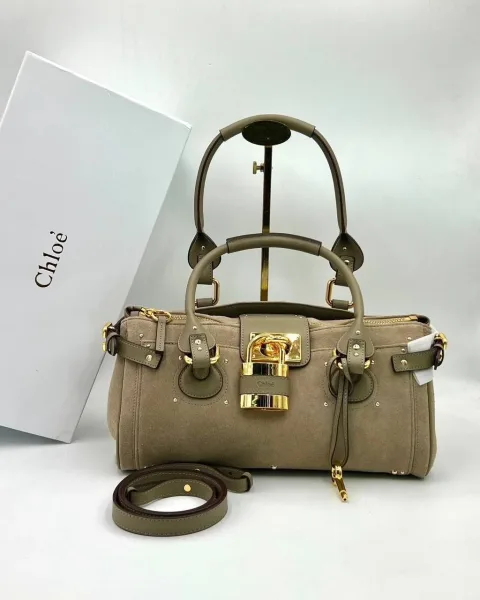 Сумка CHLOE из натуральной замши — фото 7