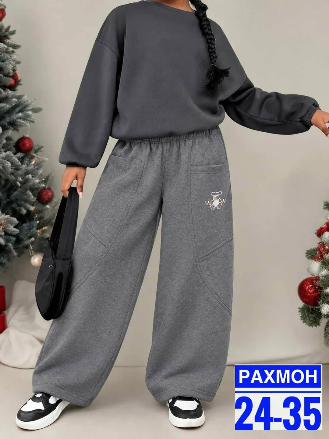 Костюм двойка из велюра — фото 2