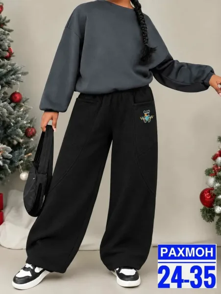 Костюм двойка из велюра — фото 1