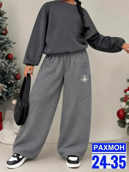 Костюм двойка из велюра — фото 2