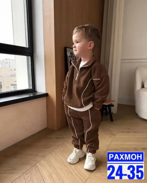 Костюм для мальчика из двухстороннего флиса — фото 4