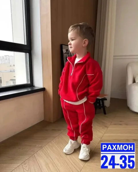 Костюм для мальчика из двухстороннего флиса — фото 5