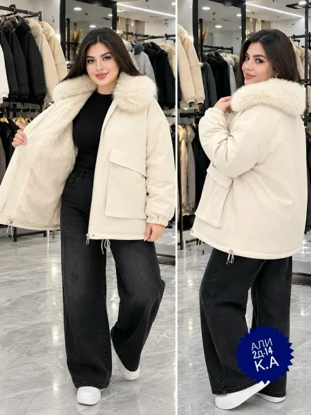 Куртка зимняя тканевая — фото 3