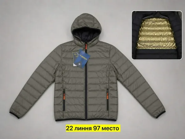 Куртка для мужчин из полиэстера с утеплителем холлофайбер — фото 7