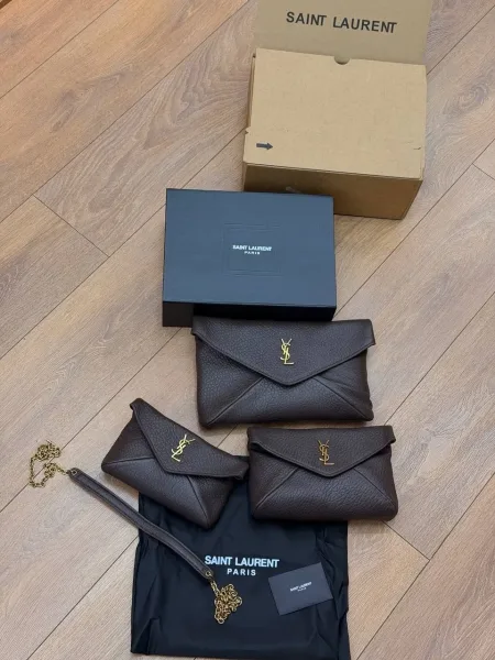 Saint Laurent сумка из натуральной кожи — фото 4