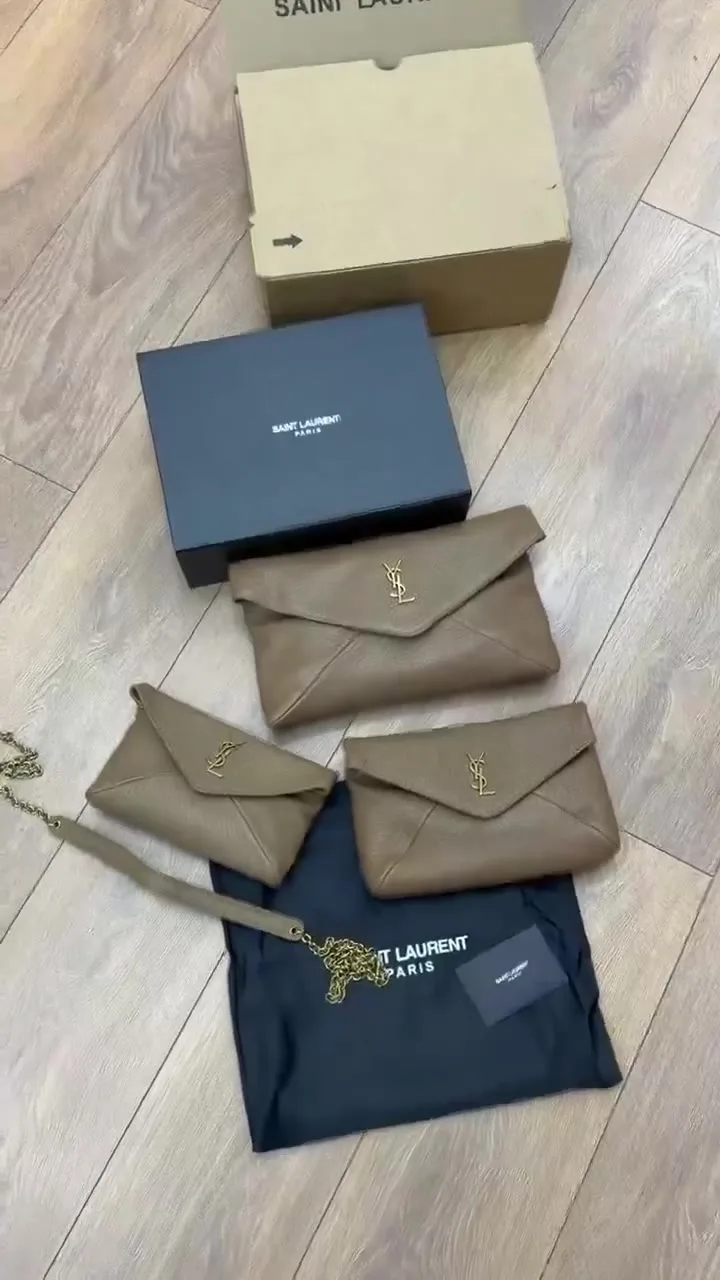 Saint Laurent сумка из натуральной кожи — видео