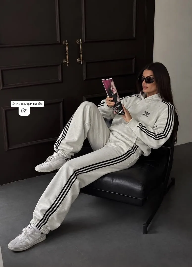 Флисовый костюм Adidas — фото 2