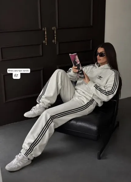 Флисовый костюм Adidas — фото 2