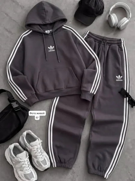 Флисовый костюм Adidas — фото 6