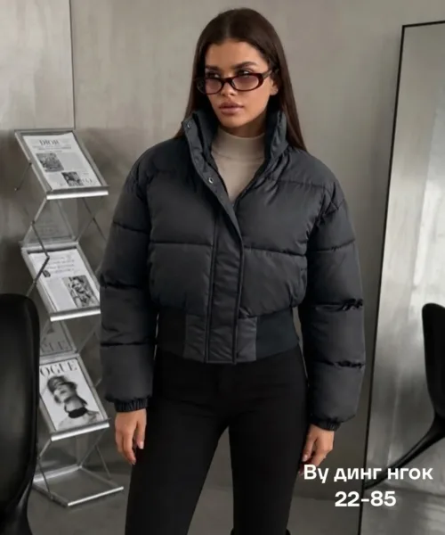 Сезона стильная укороченная Куртка — фото 3