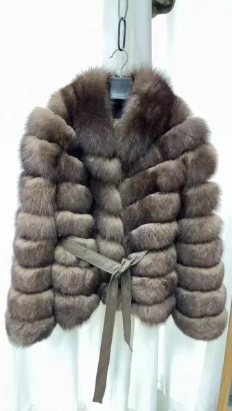 Натуральная шуба из песца — фото 3