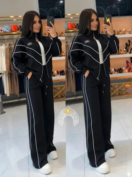 Повтор шикарный Костюм двойка Ткань Флис — фото 2
