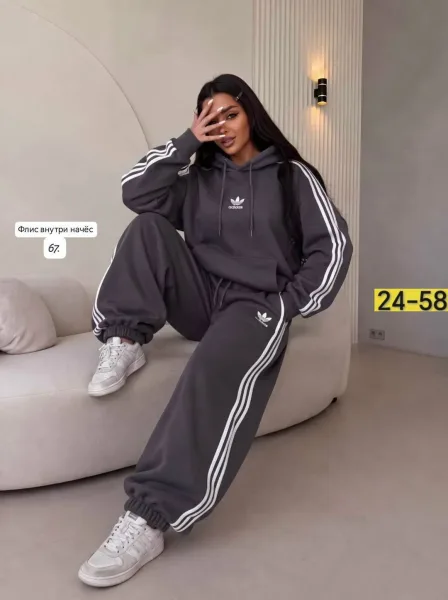 Флисовый костюм Adidas — фото 3
