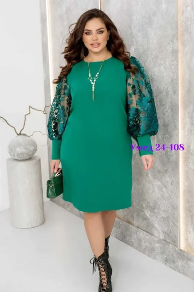 Платье из ткани Сингапур — фото 4