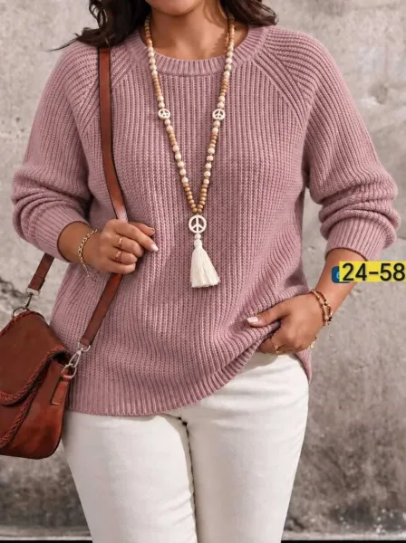 Свитер вязный кашемир — фото 10