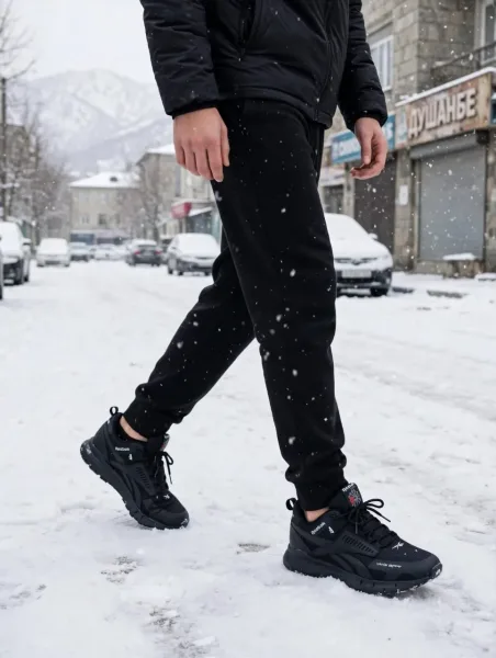 Кроссовки зима мех Reebok — фото 8