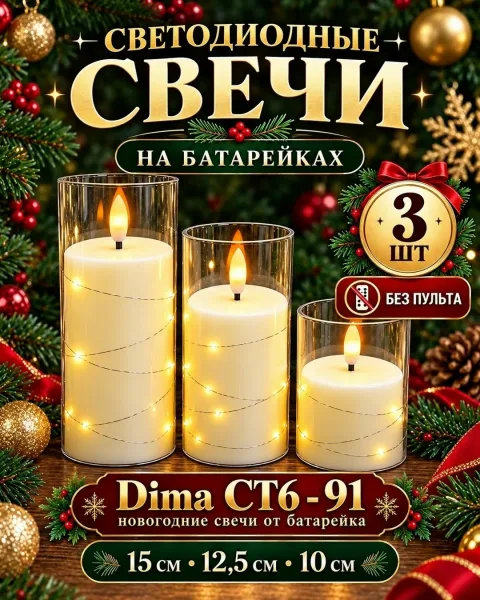 Новогоднее Свечи 2027 — фото 1