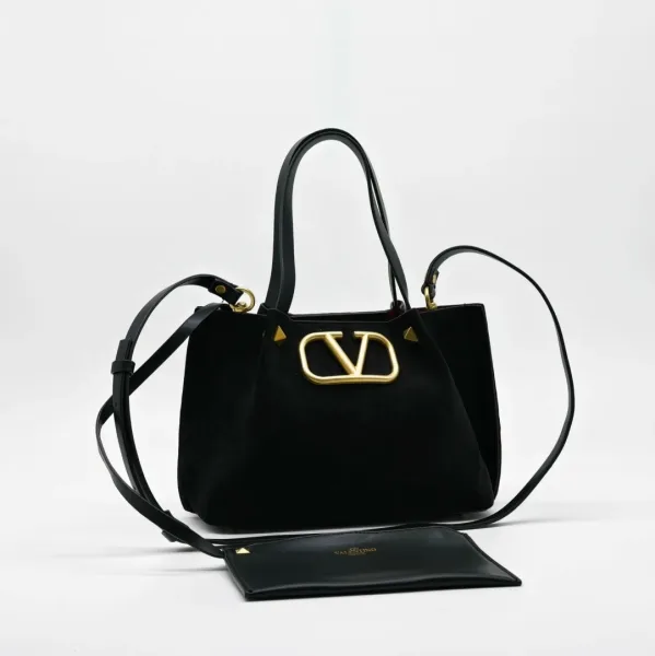 Сумка-мессенджер VALENTINO из замши люкс — фото 4