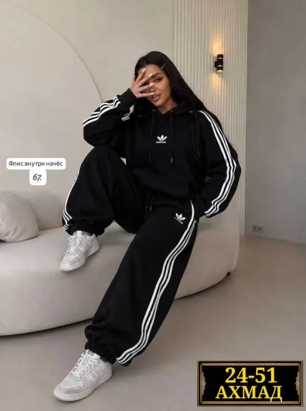 Флисовый костюм Adidas — фото 1