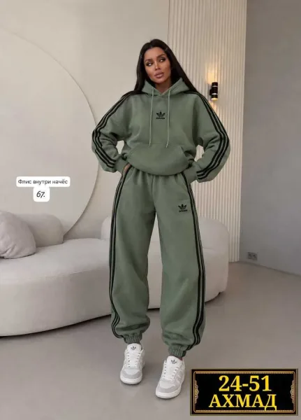 Флисовый костюм Adidas — фото 2