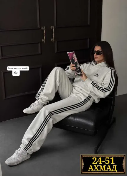 Флисовый костюм Adidas — фото 3