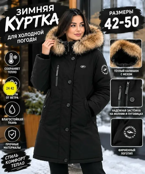 Женская зимняя куртка — фото 3