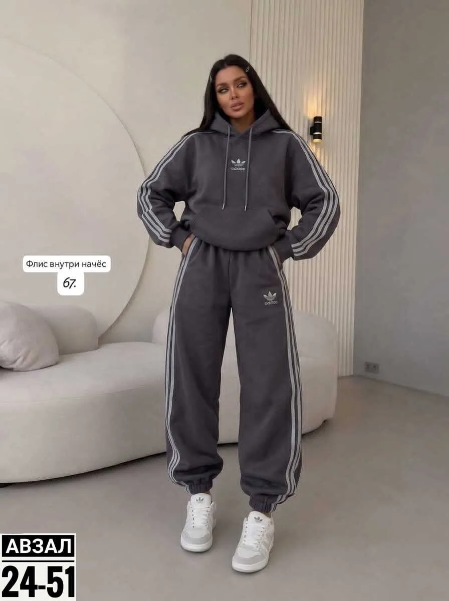 Флисовый костюм Adidas — фото 2