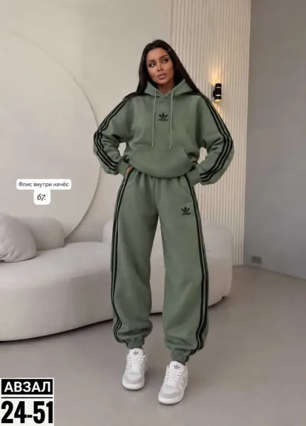 Флисовый костюм Adidas — фото 3