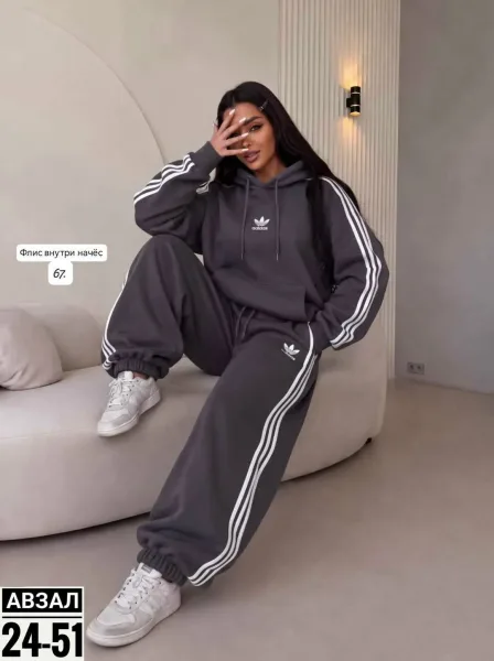Флисовый костюм Adidas — фото 4