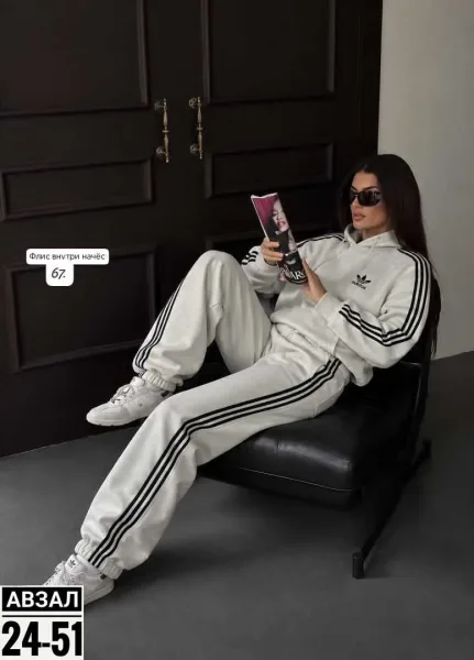 Флисовый костюм Adidas — фото 5
