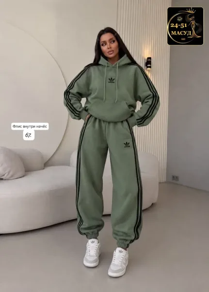 Флисовый костюм Adidas — фото 3