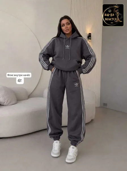 Флисовый костюм Adidas — фото 4
