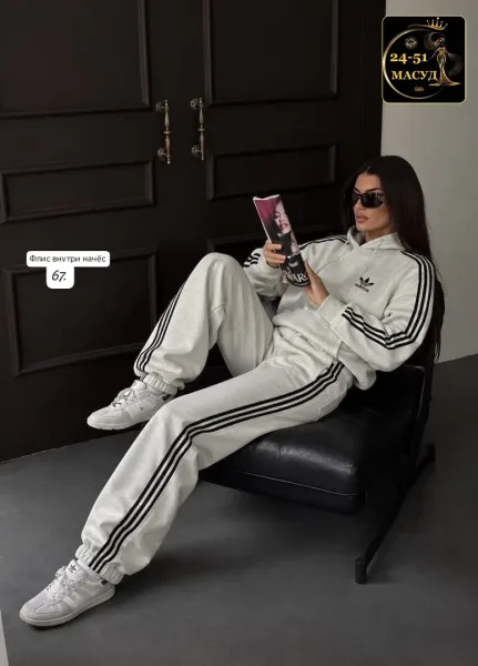 Флисовый костюм Adidas — фото 5