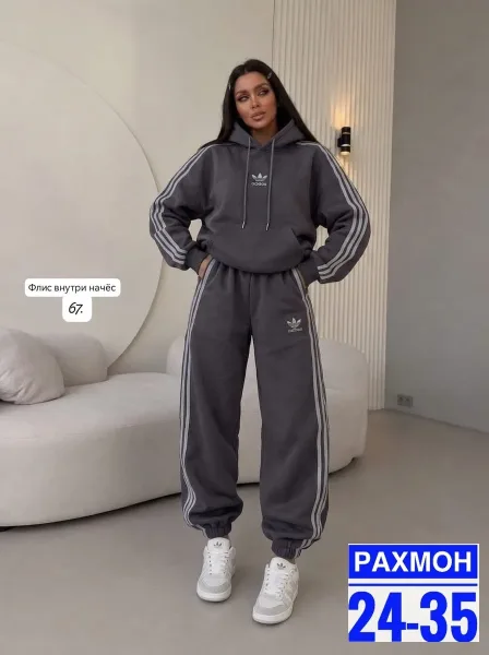 Флисовый костюм Adidas — фото 3
