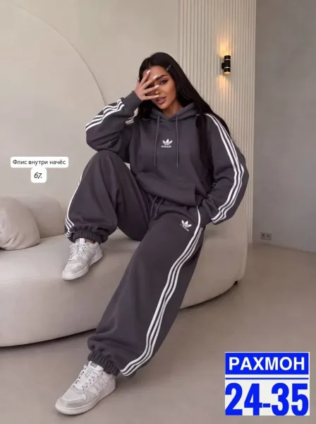 Флисовый костюм Adidas — фото 4