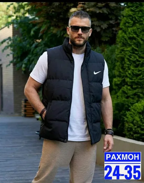 Мужская жилетка из синтепона — фото 1