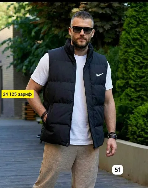 Мужская жилетка из синтепона — фото 1