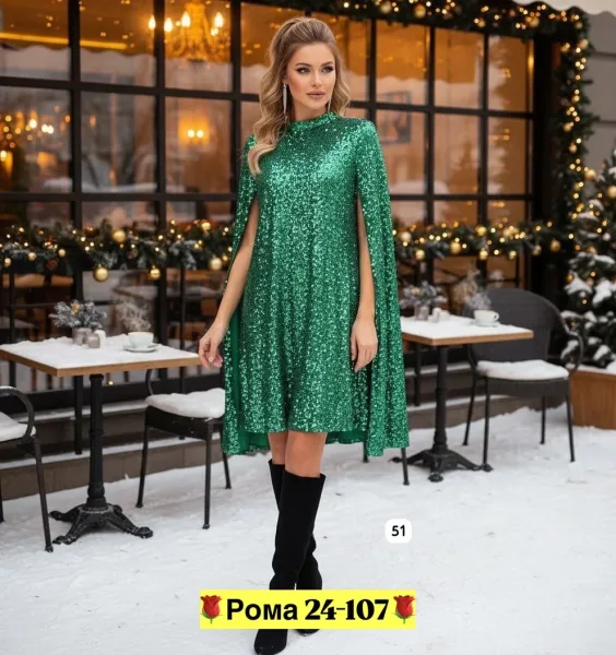 Платье пайетка — фото 1