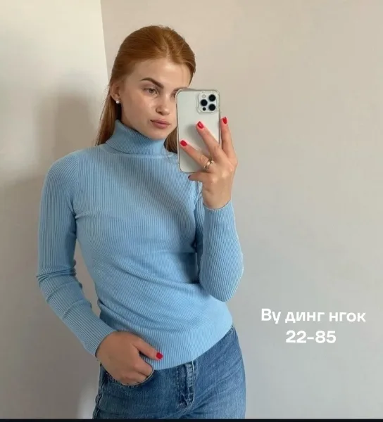 Базовая теплая водолазка лапша из мягкого и приятного к телу — фото 8