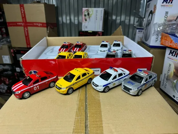 Игрушка Машинки металлические свет + звук — фото 10