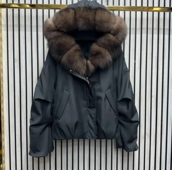 Пальто женское из натурального меха — фото 6