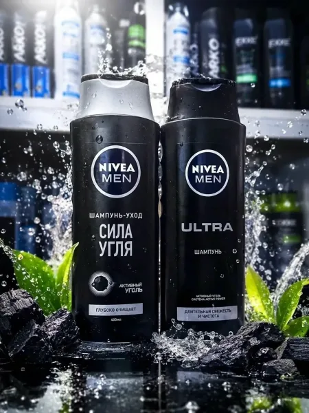 Мужской шампунь Nivea