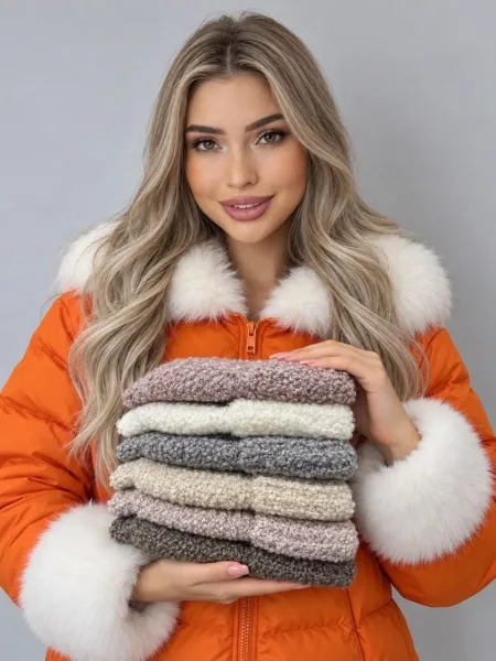 Шапка без флиса, тёплая, из шерсти, полиамида и эластана — фото 1