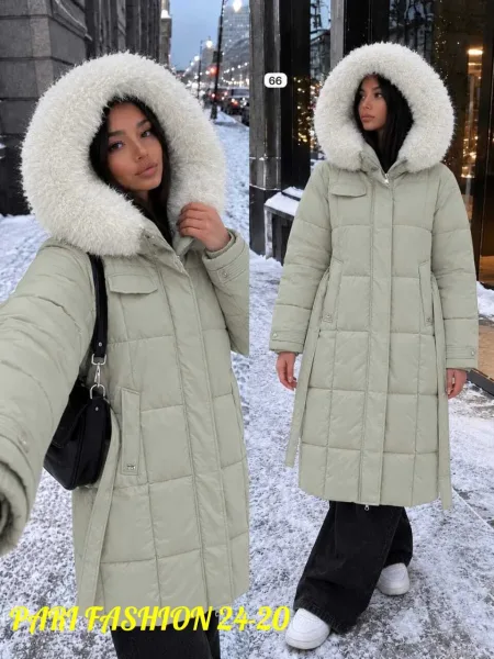Тёплая куртка с мягким мехом для уюта и стиля — фото 1