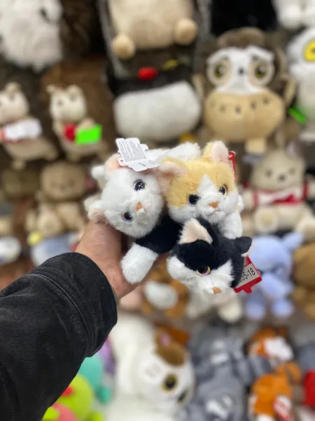 Мягкая плюшевая игрушка в виде пушистого котика с шариком и ароматным запахом — фото 5
