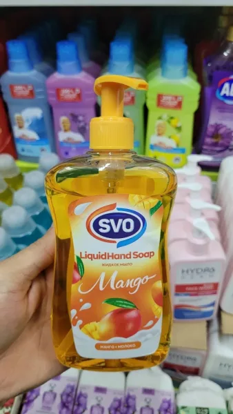 Жидкое мыло для рук SVO с дозатором, аромат маракуйи — фото 1