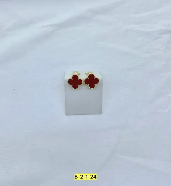 Серьги из нержавеющей стали с английской застёжкой — фото 1